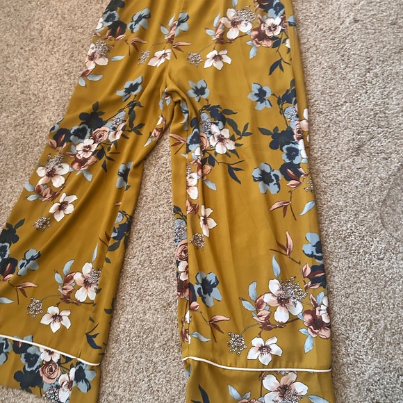 NWT Leith Yellow Mineral Long Romper Size M - Picture 7 of 10